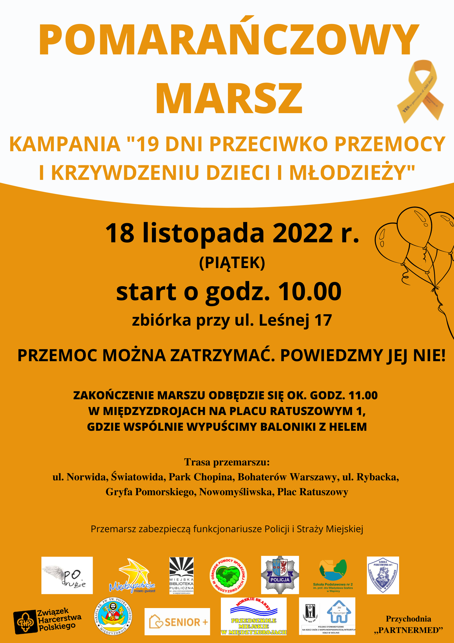 Pomarańczowy marsz 18 listopada 2022 r. - zapowiedź