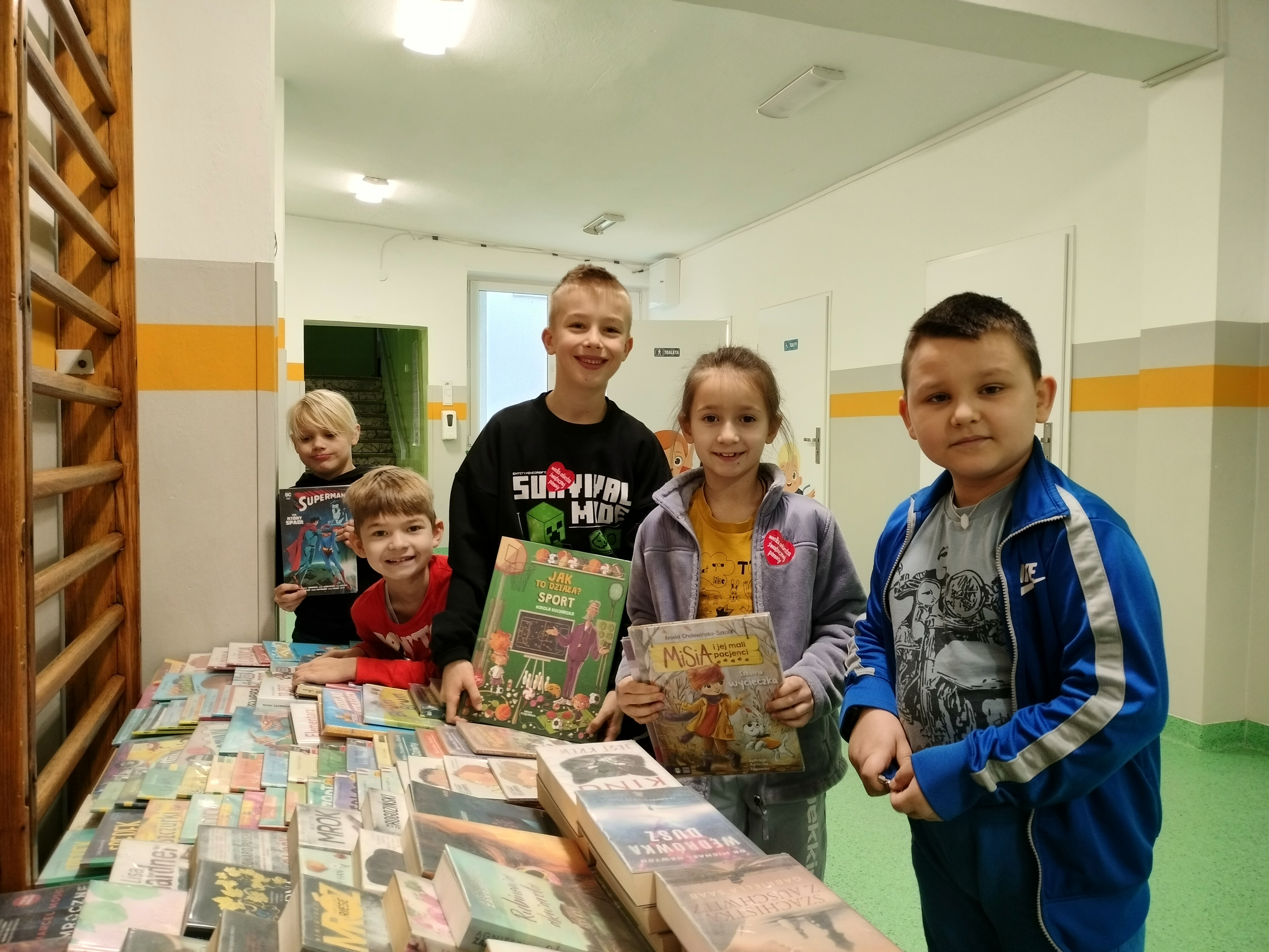 Punkt biblioteczny w Szkole Podstawowej nr 2 w Wapnicy - 11.01.2024 r.