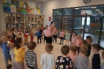 Lekcja biblioteczna dla przedszkolaków z Gryfic 27 kwietnia 2023 r.