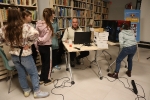 V zajęcia w ramach projektu „Międzyzdrojska Biblioteka Przyszłości - szkolenia, warsztaty, zabawa z drukarkami 3D dla dzieci i młodzieży” – Program Społecznik na lata 2022-2024” 16.11.2022 r.