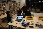 Warsztaty z robotyki Lego Spike w międzyzdrojskiej bibliotece 17.01.2023 r.