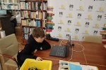 Zajęcia z robotyki w międzyzdrojskiej bibliotece 28.02.2022 r.
