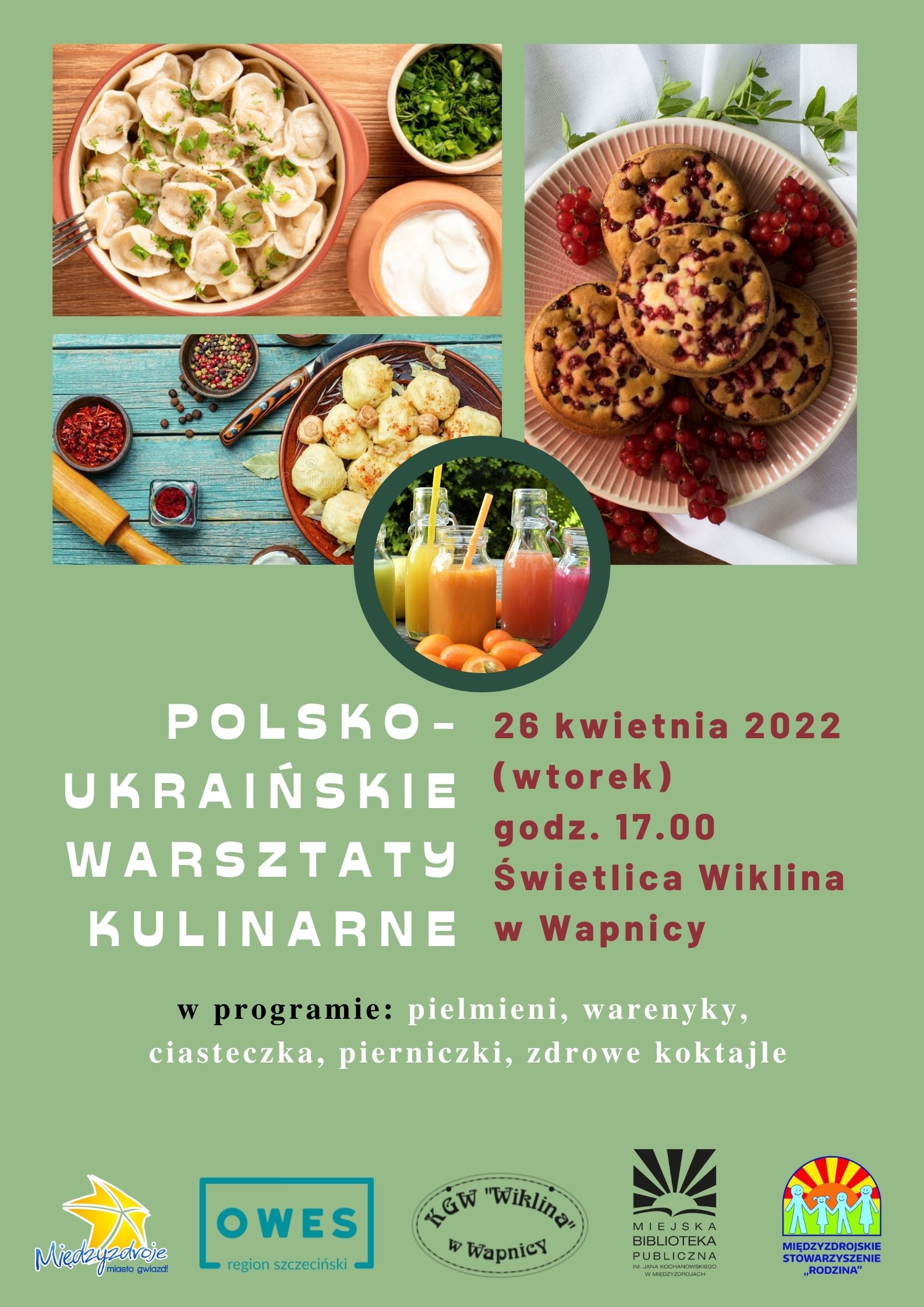 Polsko-ukraińskie warsztaty kulinarne 26 kwietnia 2022 r. - zapowiedź