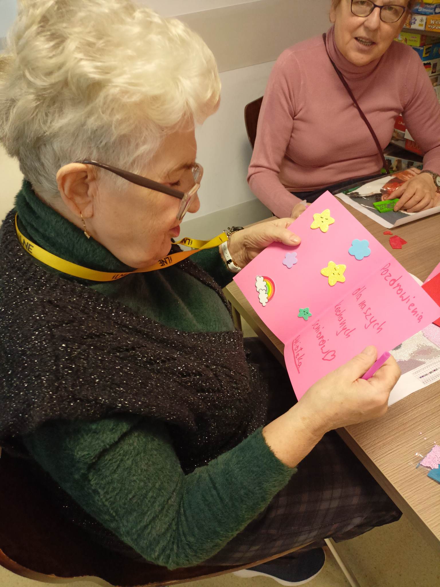Współpraca z Dziennym Domem Seniora+ w Policach – kartki walentynkowe