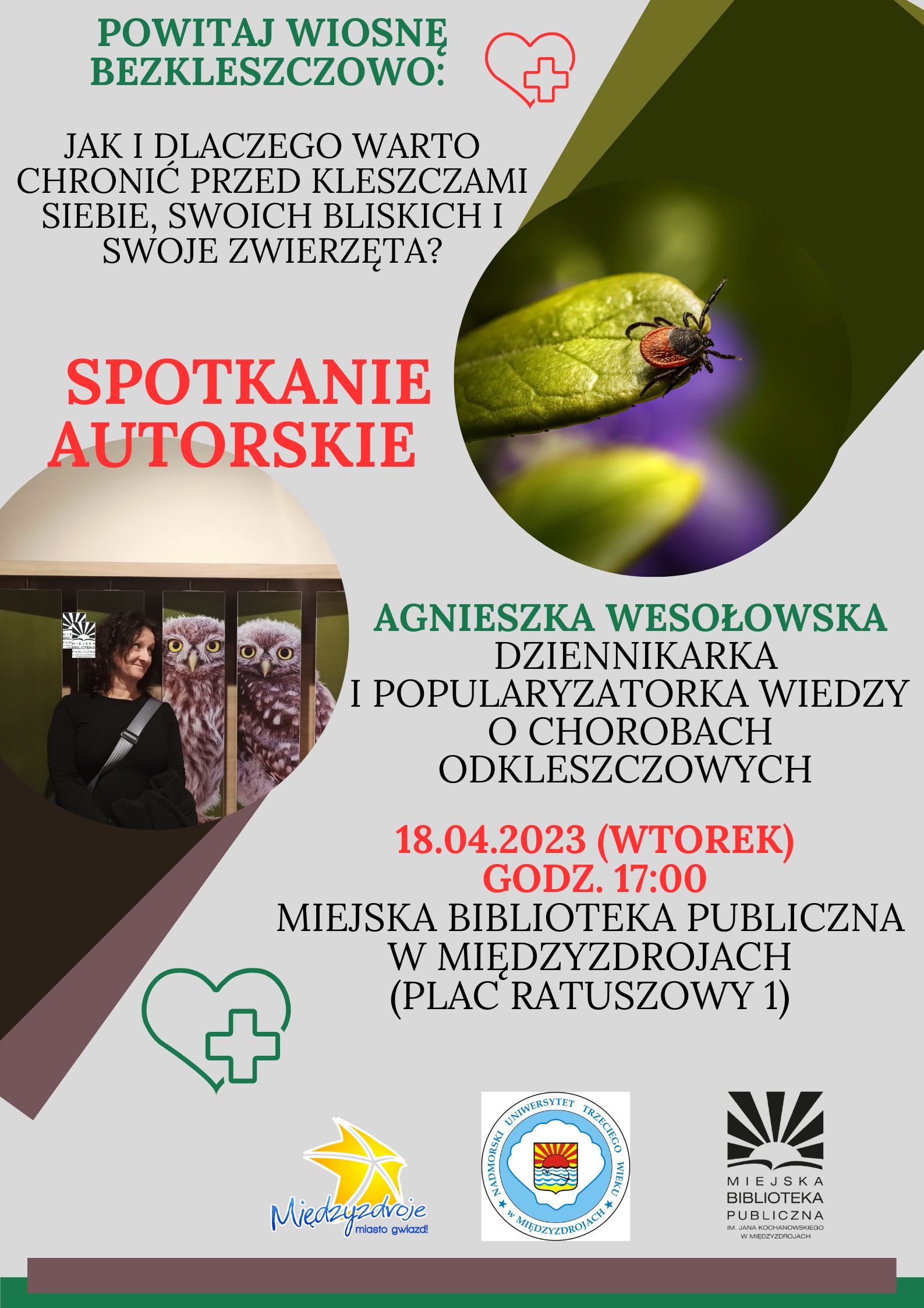 Spotkanie autorskie z Agnieszka Wesołowską - zapowiedź 